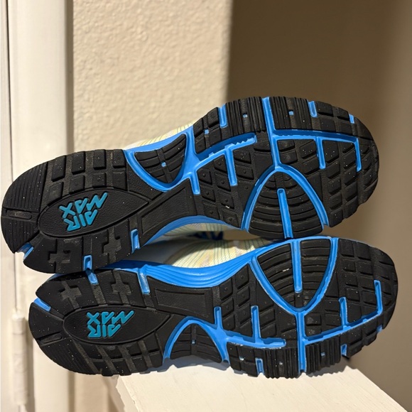 Nike Max Run Lite 3 Running Shoes 488167-006 Womens Size 10 Aqua Yellow Grey - Picture 9 of 10